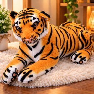 Realistic Plush Tiger Pillow
