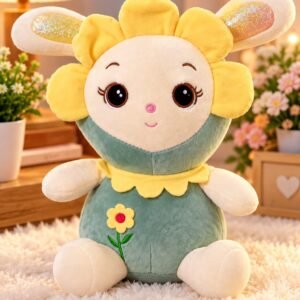 Sunflower Bunny Plush Toy