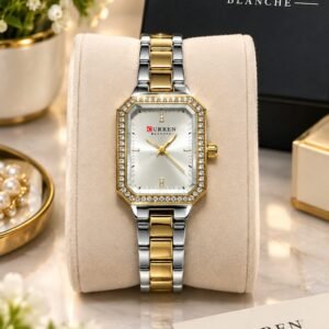 CURREN Blanche Diamond Octagon Women's Watch