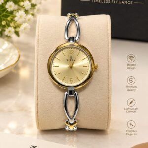 TITAN Elegant Two-Tone Bracelet Women’s Watch