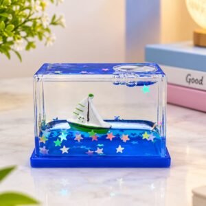 Sailboat Liquid Paperweight Mini
